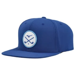 Mizuno Crossed Clubs Snapback Hat -Cheap The Tee Crest Store mizuno crossed clubs snapback hat royal 01 76713.1673900353