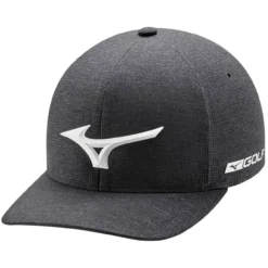 Mizuno Tour Delta Fitted Hat -Cheap The Tee Crest Store mizuno tour delta fitted hat heathered20charcoal 01 37235.1664811779