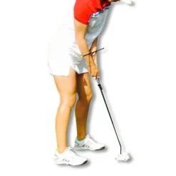 Golf Training Aid Putting Stroke Teacher -Cheap The Tee Crest Store naj0168 lime green 3 25479.1560608889