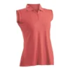 Nancy Lopez Grace Sleeveless Polo -Cheap The Tee Crest Store nancy lopez grace sleeveless polo tangerine 01 17751.1633541705