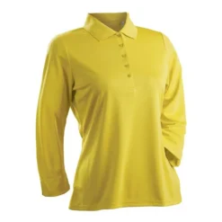 Nancy Lopez Luster 3/4 Sleeve Polo - Plus Size -Cheap The Tee Crest Store nancy lopez luster 3 4 sleeve polo plus size amber 01 83608.1633459019