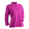 Nancy Lopez Luster 3/4 Sleeve Polo - Plus Size -Cheap The Tee Crest Store nancy lopez luster 3 4 sleeve polo plus size hot pink 01 55159.1633459019