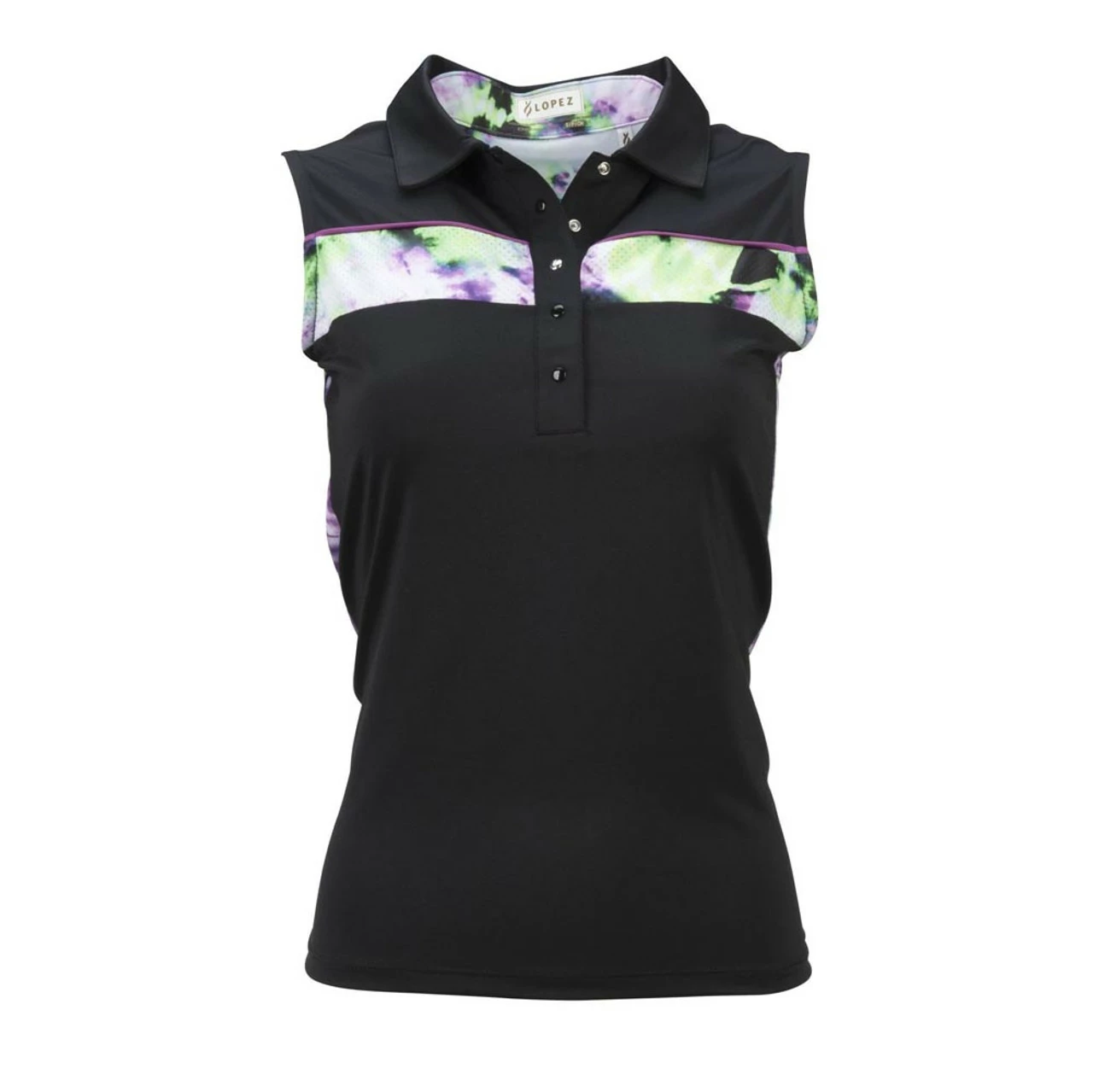 Nancy Lopez Peace Sleeveless Polo 3 Nancy Lopez Peace Sleeveless Polo