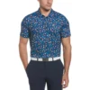 Original Penguin Whimsical Tropical Print Polo 1 Original Penguin Whimsical Tropical Print Polo -Cheap The Tee Crest Store original penguin whimsical tropical print polo black iris 01 84209.1652883632