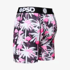 PSD Palms Flamingo Boxer Brief -Cheap The Tee Crest Store psd palms flamingo boxer brief black 03 35524.1640810194
