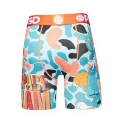 PSD Space Jam 2 Camo Boxer Brief -Cheap The Tee Crest Store psd space jam 2 camo boxer brief green 04 12830.1633030874