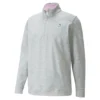 Puma Arnold Palmer Cloudspun Castle 1/4 Zip -Cheap The Tee Crest Store puma arnold palmer cloudspun castle 1 4 zip mirage gray heather 01 20841.1660846723