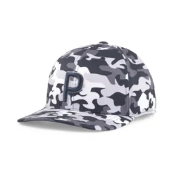 Puma Camo Pattern P Snapback Hat -Cheap The Tee Crest Store puma camo pattern p snapback hat navy blazer high rise 01 89345.1662670407