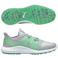 Puma Men's Limited Edition Ignite Fasten8 Flash FM Golf Shoes - High Rise/Island Green