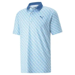 Puma Mattr Pineapples Polo -Cheap The Tee Crest Store puma mattr pineapples polo lake blue 01 36336.1676594527