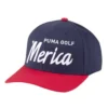Puma Merica Script Snapback Hat -Cheap The Tee Crest Store puma merica script snapback hat navy blazer high risk red 01 84069.1633012849