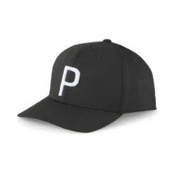 Puma P Hat -Cheap The Tee Crest Store puma p hat black white glow 01 99285.1678809182