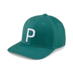 Puma P Hat -Cheap The Tee Crest Store puma p hat green lagoon white glow 01 96689.1678809187