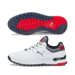 Puma Men's PROADAPT Alphacat Golf Shoes -Cheap The Tee Crest Store puma proadapt alphacat golf shoes white navy blazer high risk red 01 62207.1649191813