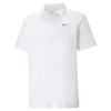 Puma Tech Pique Moving Day Polo -Cheap The Tee Crest Store puma tech pique moving day polo white 01 11256.1659042763