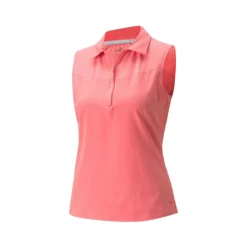 Puma Women's Harding Sleeveless Polo -Cheap The Tee Crest Store puma womens harding sleeveless polo rapture rose 01 01453.1649187521