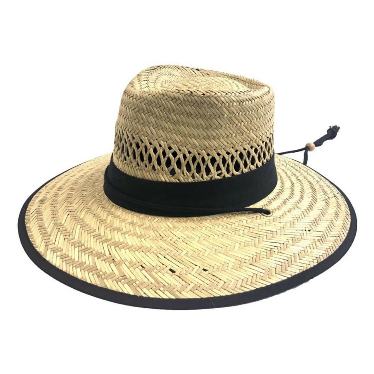 San Diego Hat Company Rush Straw Lifeguard Hat With Adjustable Chin Cord 3 San Diego Hat Company Rush Straw Lifeguard Hat With Adjustable Chin Cord
