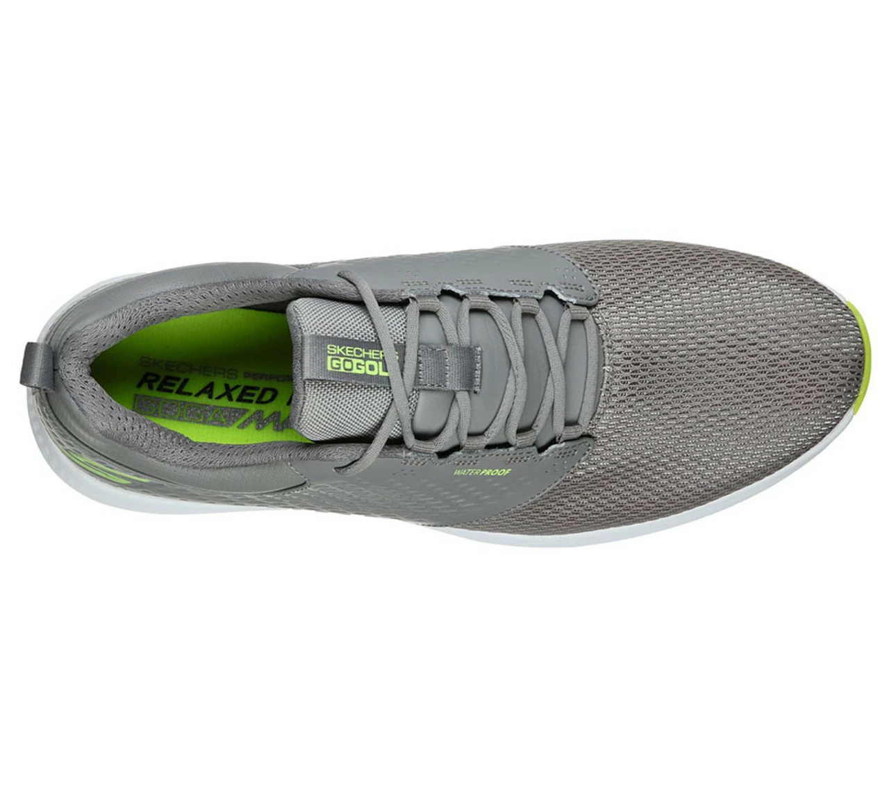Skechers Men's Go Golf Elite 4 - Prestige Golf Shoes - Relaxed Fit - Gray/Lime 6 Skechers Men's Go Golf Elite 4 - Prestige Golf Shoes - Relaxed Fit - Gray/Lime - Image 4