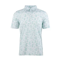 Straight Down Aloha Polo -Cheap The Tee Crest Store straight down aloha polo bay green 01 37526.1657910855