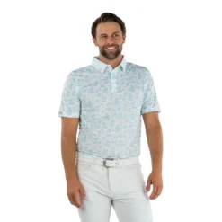 Straight Down Aloha Polo -Cheap The Tee Crest Store straight down aloha polo bay green 02 18915.1657910855