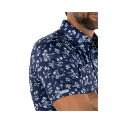Straight Down Aloha Polo -Cheap The Tee Crest Store straight down aloha polo indigo 05 53807.1644336556