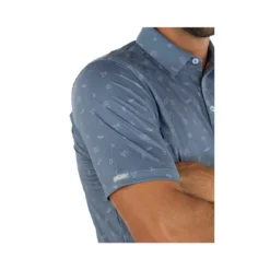 Straight Down Gambler Polo -Cheap The Tee Crest Store straight down gambler polo steel blue 05 66389.1644337052