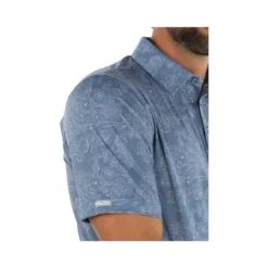 Straight Down Seals Polo -Cheap The Tee Crest Store straight down seals polo steel blue 05 38678.1644335231