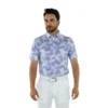 Straight Down Tropics Golf Polo -Cheap The Tee Crest Store straight down tropics polo periwinkle 02 42202.1678909292