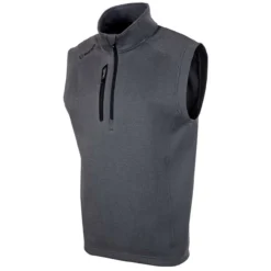 Sunice Axel Lightweight Stretch Thermal Half-Zip Vest -Cheap The Tee Crest Store sunice axel lightweight stretch thermal half zip charcoal melange black 01 67463.1636748316