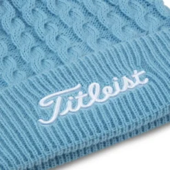 Titleist Cable Knit Pom Pom Beanie -Cheap The Tee Crest Store titleist cable knit pom pom beanie sky white 03 46176.1636747907