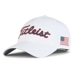 Titleist Players Performance Hat - USA -Cheap The Tee Crest Store titleist players performance hat usa white navy red 01 65882.1676585945