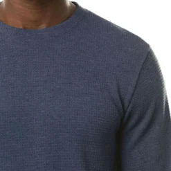 Travis Mathew Cloud Waffle Crew -Cheap The Tee Crest Store travis mathew cloud waffle crew vintage indigo 03 85227.1671651517