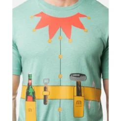 Travis Mathew Falalalala Tee -Cheap The Tee Crest Store travis mathew falalalala tee heather green 04 45685.1636745046