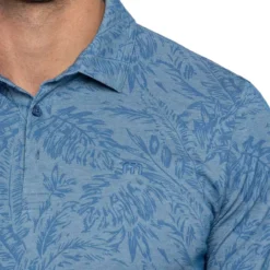 Travis Mathew Forever Young Polo -Cheap The Tee Crest Store travis mathew forever young polo heather mid blue 03 91934.1678474981