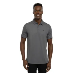 Travis Mathew Light Valley Polo -Cheap The Tee Crest Store travis mathew light valley polo heather dark grey 01 92348.1671650330