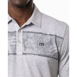 Travis Mathew Make Camp Polo -Cheap The Tee Crest Store travis mathew make camp polo heather light grey 04 64796.1676585470