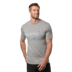 Travis Mathew Secluded Spot Tee -Cheap The Tee Crest Store travis mathew secluded spot tee heather grey 01 00171.1676596719