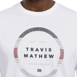 Travis Mathew Secondary School Tee -Cheap The Tee Crest Store travis mathew secondary school tee white 03 29244.1671654434