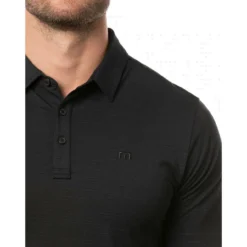 Travis Mathew The Heater Polo 45 Travis Mathew The Heater Polo -Cheap The Tee Crest Store travis mathew the heater polo black 04 21699.1676588418